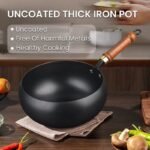 ⏳Time-limited Special⌛Uncoated Thick Iron Pot