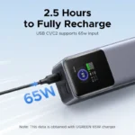 (W) UGREEN 200W 130W 100W Powerbank Nexode 25000mAh Laptop PD 130W Fast Charging for Dell Lenovo MacBook Air Samsung S24 iPhone 16 15 14 13 Pro Max for Pixel iPad Xiaomi Huawei Mobile Phones Power Adapter