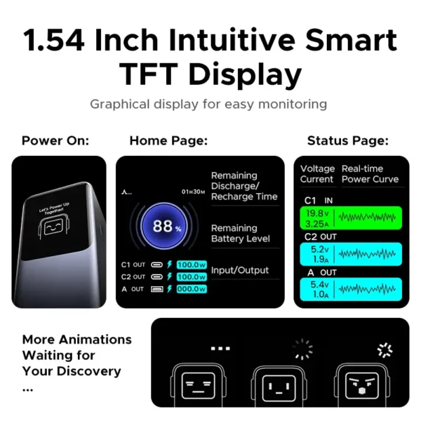 (W) UGREEN 200W 130W 100W Powerbank Nexode 25000mAh Laptop PD 130W Fast Charging for Dell Lenovo MacBook Air Samsung S24 iPhone 16 15 14 13 Pro Max for Pixel iPad Xiaomi Huawei Mobile Phones Power Adapter