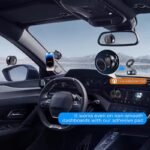 MY[Ready Stock] 2025New 360 Rotation Vacuum Suction Cup Phone Holder Foldable Magnetic Magsafe Car Phone Mount for Gym/Mirror/Smooth Surface