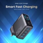 Anker Charger 140W PD 3.1 Fast Charging 4-Port GaN USB C Charger Foldable Laptop Charger B2697