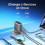 Anker Charger 140W PD 3.1 Fast Charging 4-Port GaN USB C Charger Foldable Laptop Charger B2697