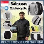 [✅SG Ready Stock] Three Layer PVC Premium Raincoat Motorcycle Single Raincoat With hidden shoe cover