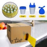 MY STOCK 200PCS 45*59cm Rubbish Bag Handle Breakpoint Thickened Disposable Garbage Bag Plastic Trash Bags Portable×10 boxes.