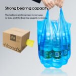 MY STOCK 200PCS 45*59cm Rubbish Bag Handle Breakpoint Thickened Disposable Garbage Bag Plastic Trash Bags Portable×10 boxes.