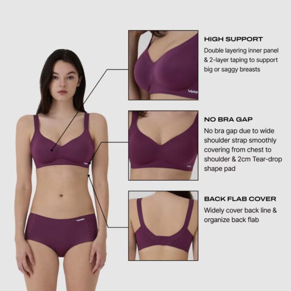 MY [Store Closure: 600 Bras Cleared Out of Warehouse] VERISH Cool-Fit Bra Volume Support