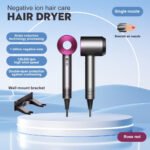 【MY Local】Portable Hair Dryer 1600W High Speed Hair Dryer Negative Lon Hair Care Fast Drying Low Noise Temperature Control