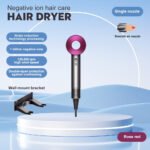 【MY Local】Portable Hair Dryer 1600W High Speed Hair Dryer Negative Lon Hair Care Fast Drying Low Noise Temperature Control