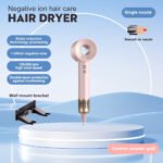 【MY Local】Portable Hair Dryer 1600W High Speed Hair Dryer Negative Lon Hair Care Fast Drying Low Noise Temperature Control