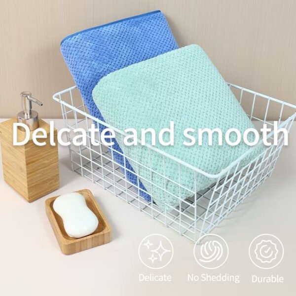 Microfiber Bath Towel 70x140cm Super Absorbent & Quick Dry Soft for Baby & Adult Anti-Bacterial