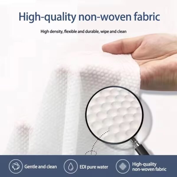 5 Packs (80pcs) 400Sheets Kitchen Wipes Cleaning Wipes Multifunctional Strong Decontamination Degreasing Wet Tissue