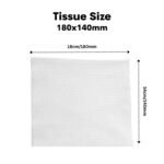 5 Packs (80pcs) 400Sheets Kitchen Wipes Cleaning Wipes Multifunctional Strong Decontamination Degreasing Wet Tissue