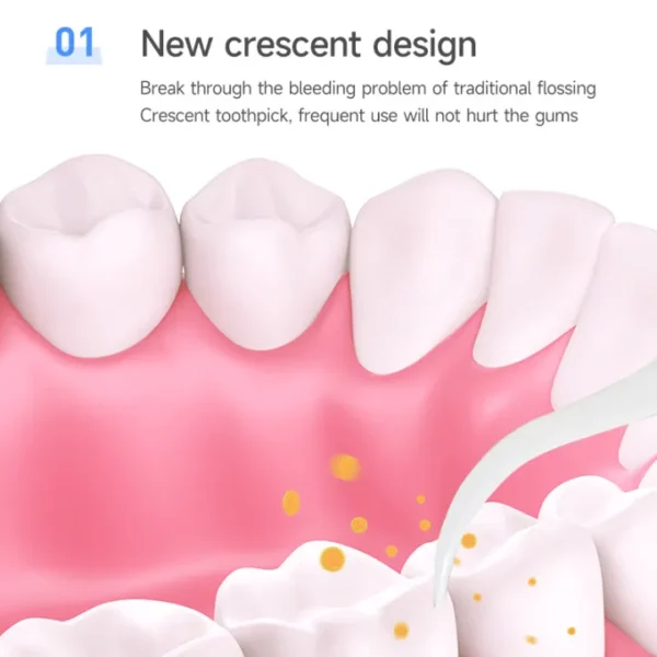 50pcs Dental Floss Stick Tooth Cleaning Interdental Brush Dental Floss Pick Oral Hygiene Care Dental Floss Ultra-Fine×10 boxes 500pcs.