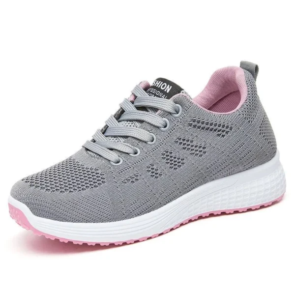Women's shoes new soft sole comfortable casual shoes trend sports running shoes women's breathable woven shoes