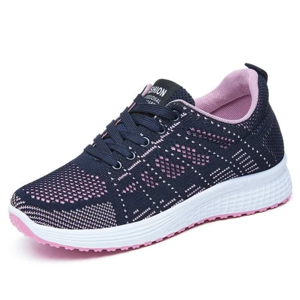 Women's shoes new soft sole comfortable casual shoes trend sports running shoes women's breathable woven shoes