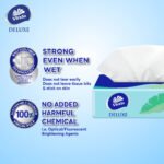 CLEARANCE SALE, STOK TERHAD❗Vinda Deluxe Soft Pack Facial Tissue (5x90s) x 8 - Soft, Gentle Tissue Paper