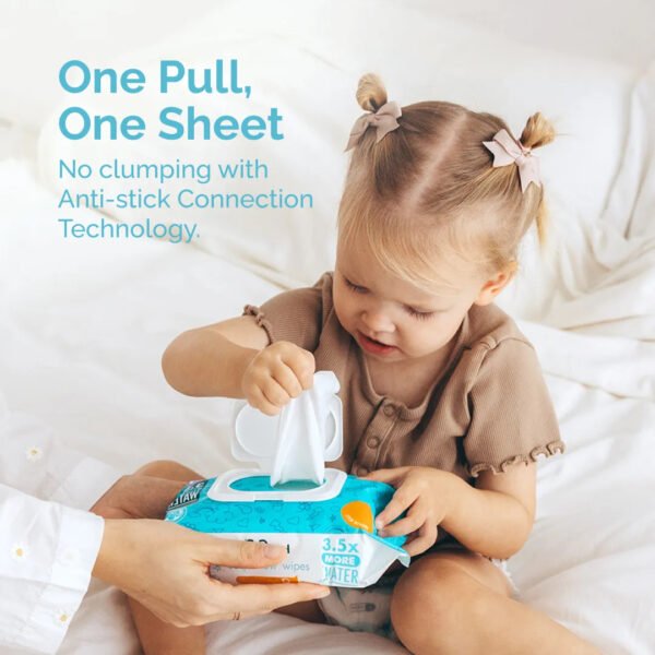 [CARTON] Upgraded Formula Hoppi Premium 99% Baby Water Wipes (20 Wipes x 25 Packs)