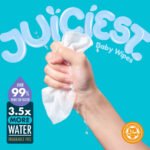 [CARTON] Upgraded Formula Hoppi Premium 99% Baby Water Wipes (20 Wipes x 25 Packs)