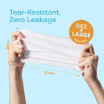 [CARTON] Upgraded Formula Hoppi Premium 99% Baby Water Wipes (20 Wipes x 25 Packs)