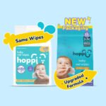[CARTON] Upgraded Formula Hoppi Premium 99% Baby Water Wipes (20 Wipes x 25 Packs)