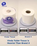 CLEARANCE SALE, STOK TERHAD❗VINDA PRESTIGE 4D DECO EMBOSSED TISSUE TOILET 3PLY 27 ROLLS KUAT & PENYERAP